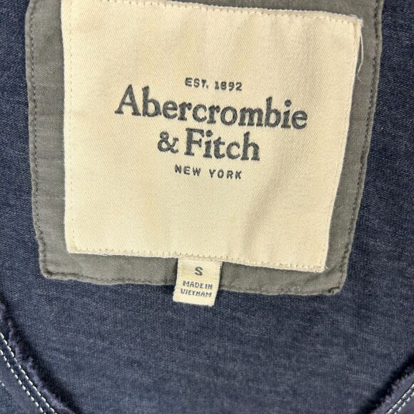 Abercrombie and Fitch Y2K Long V-Neck Tunic T-Shirt 3/4 Sleeves Moose - Picture 2 of 10